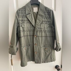 Joie Green Shirt Jacket